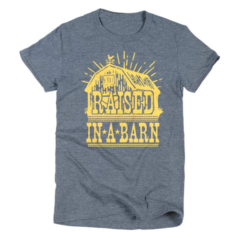 Raised in a Barn | Kid's T-Shirt | Ruby’s Rubbish® - Ruby's Rubbish Wholesale