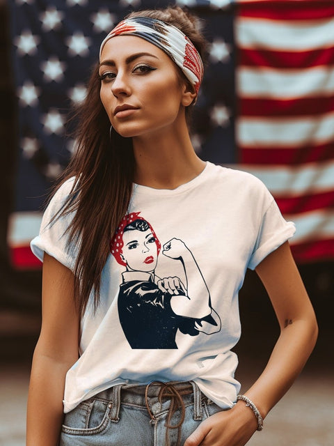 Rosie the Riveter | Women’s T-Shirt | Ruby’s Rubbish® - Ruby's Rubbish Wholesale