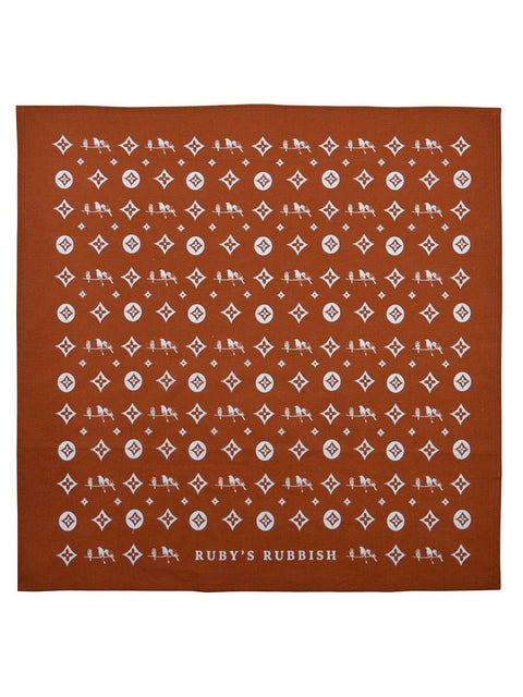 Ruby Bird 001 | Rust Bandana | Ruby's Rubbish - Ruby's Rubbish Wholesale