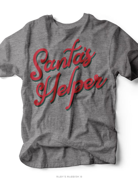 Santa's Helper | Seasonal T-Shirt | Ruby’s Rubbish® - Ruby's Rubbish Wholesale