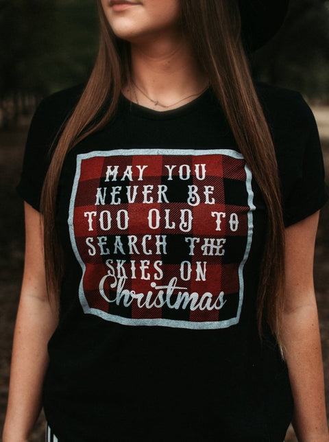 Skies on Christmas | Seasonal T-Shirt | Ruby’s Rubbish® - Ruby's Rubbish Wholesale