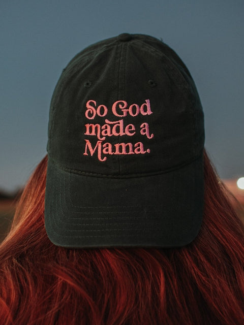 So God Made a Mama | Hunter Green Hat | Ruby’s Rubbish® - Ruby's Rubbish Wholesale