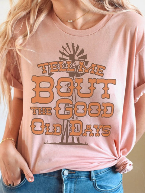 Tell Me 'Bout the Good Old Days | Women's T-Shirt | Ruby’s Rubbish® - Ruby's Rubbish Wholesale