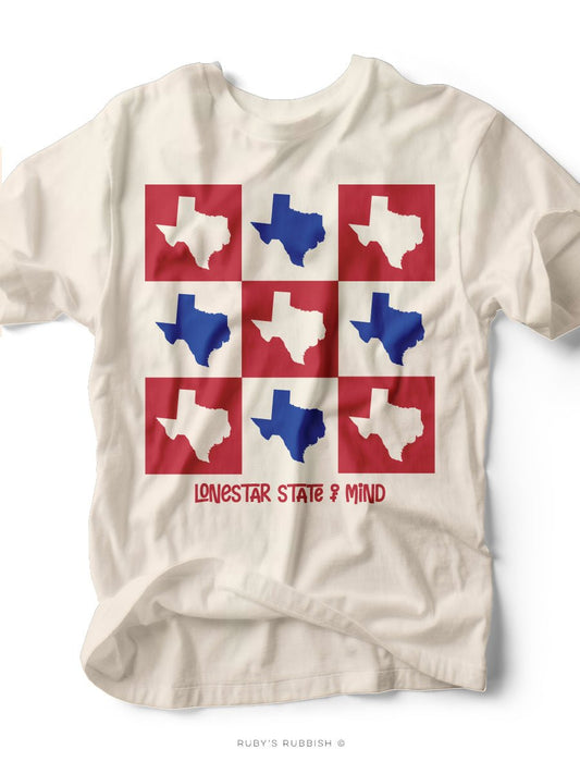 Texas Lone Star State of Mind | Texas T-Shirt | Ruby’s Rubbish® - Ruby's Rubbish Wholesale