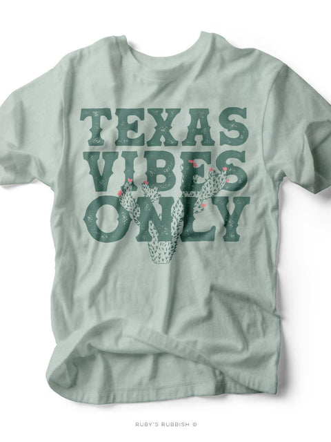 Texas Vibes Only | Southern Women's T-Shirt | Ruby’s Rubbish® - Ruby's Rubbish Wholesale