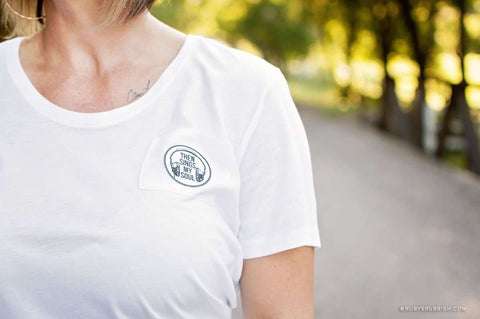 Then Sings My Soul | Women’s Pocket Tee | Ruby’s Rubbish® - Ruby's Rubbish Wholesale