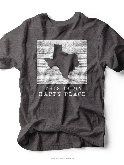 This Is My Happy Place | Men's Southern T-Shirt | Ruby’s Rubbish® - Ruby's Rubbish Wholesale