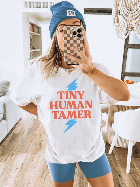 Tiny Human Tamer | Women's T-Shirt | Ruby’s Rubbish® - Ruby's Rubbish Wholesale