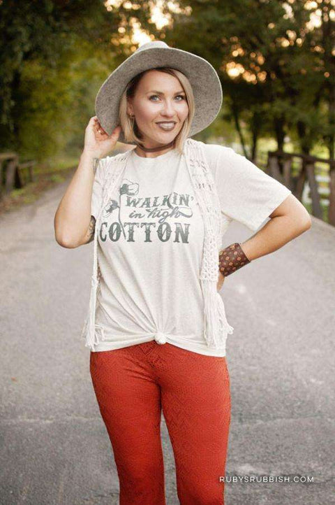 Walkin' in High Cotton | Southern T-Shirt | Ruby’s Rubbish® - Ruby's Rubbish Wholesale