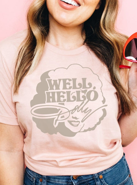 Well Hello Dolly | Women's T-Shirt | Ruby’s Rubbish® - Ruby's Rubbish Wholesale