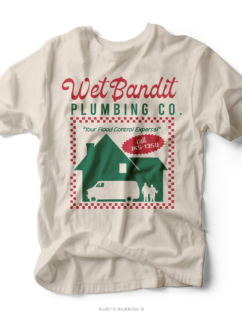 Wet Bandit Plumbing Co. | Seasonal T-Shirt | Ruby’s Rubbish® - Ruby's Rubbish Wholesale