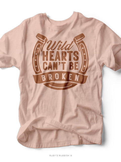 Wild Hearts Can't Be Broken | Graphic T-Shirt | Ruby’s Rubbish® - Ruby's Rubbish Wholesale
