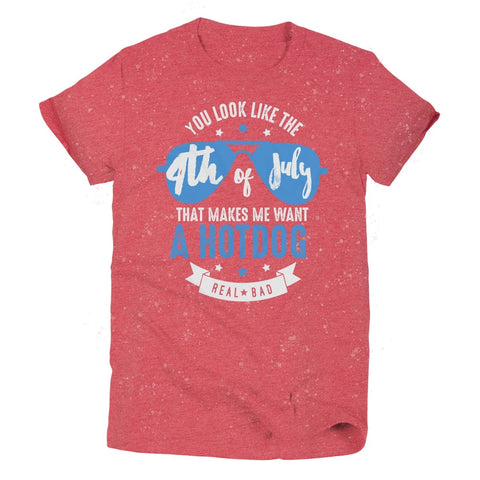 You Look Like the 4th of July | Funny T-Shirt | Ruby’s Rubbish® - Ruby's Rubbish Wholesale