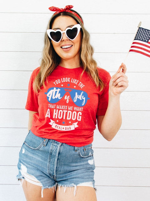 You Look Like the 4th of July | Funny T-Shirt | Ruby’s Rubbish® - Ruby's Rubbish Wholesale